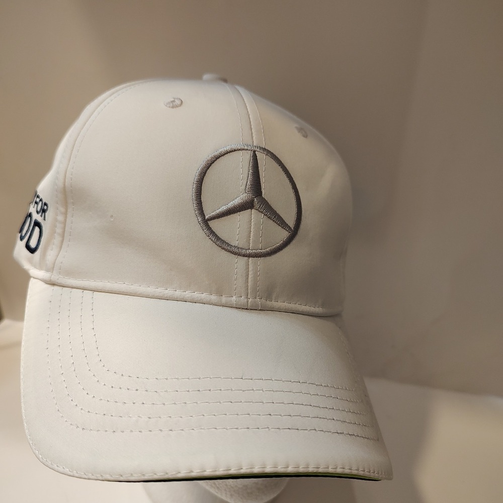 Mercedes-Benz Laureus Sport For Good White Adjustable Baseball Cap Hat Official - Picture 2 of 10
